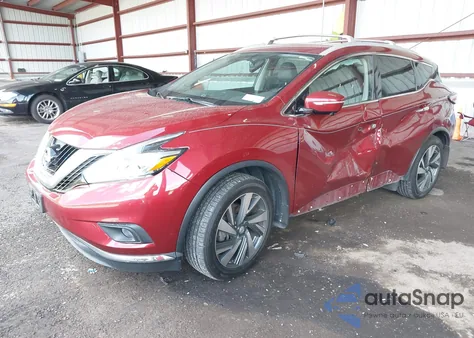 2015 Nissan Murano S/Sl/Sv/Platinum из США, поврежденный, VIN 5N1AZ2MH5FN203091